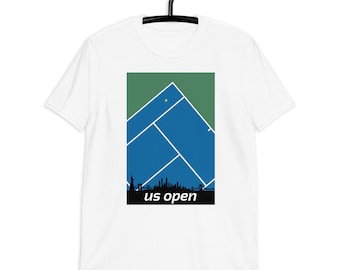 Unisex US Open Grand Slam Tennis Shirt - Cool Men/Women Sports Shirts - All Sizes Crew Neck Graphic T-shirts - New York Tennis Gift