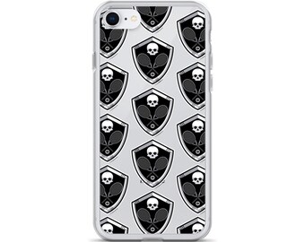 Skull & Rackets Tennis iPhone Case - Gift for Tennis Lovers - Tennis Player Phone Case - Cool Unique Phone Case