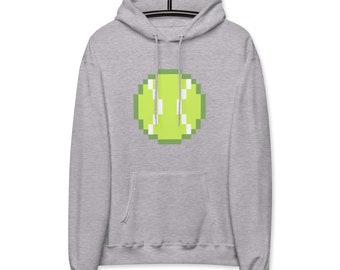 Unisex 8-bit Minecraft Tennis Ball Hoodie - Tennis Ball Printed/Graphic Hoodies - Hoodies for Men and Women Trendy Hoodies