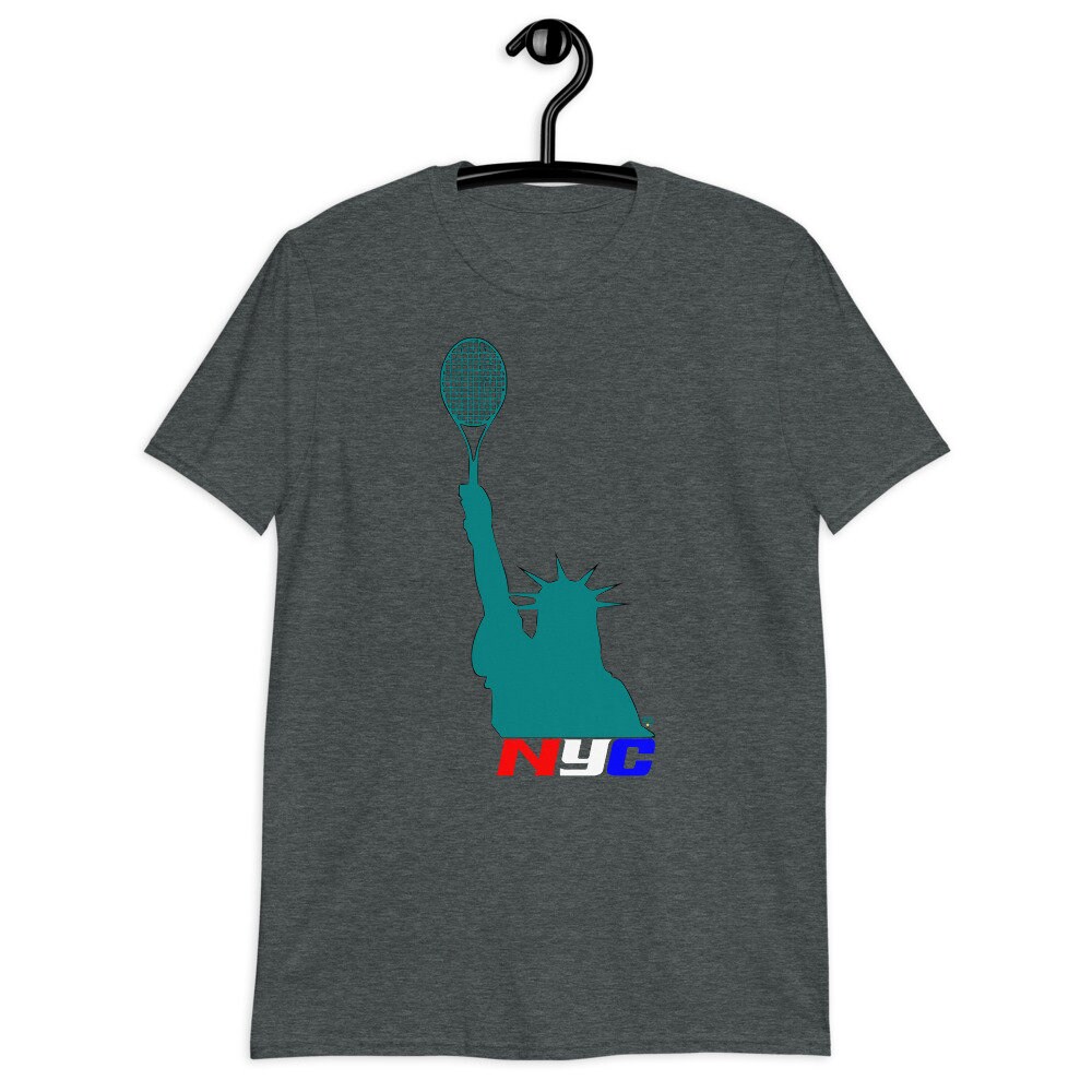 Unisex NYC Statue of Liberty Tennis T Shirt - Cool Trendy