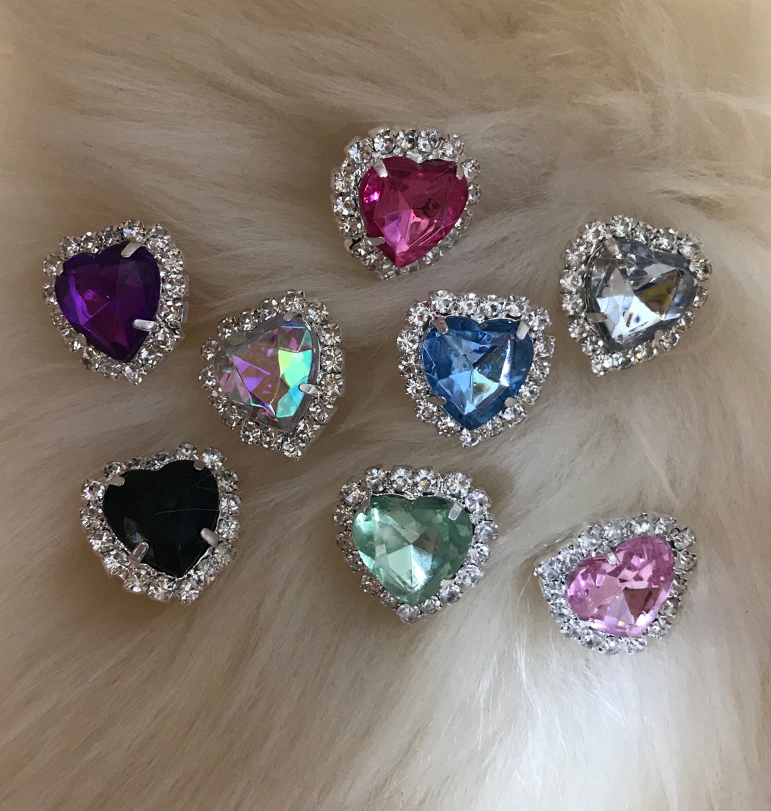 CRYSTAL CROCS Jewel Stone Diamond Opal Emerald Sapphire Quartz Style 3D