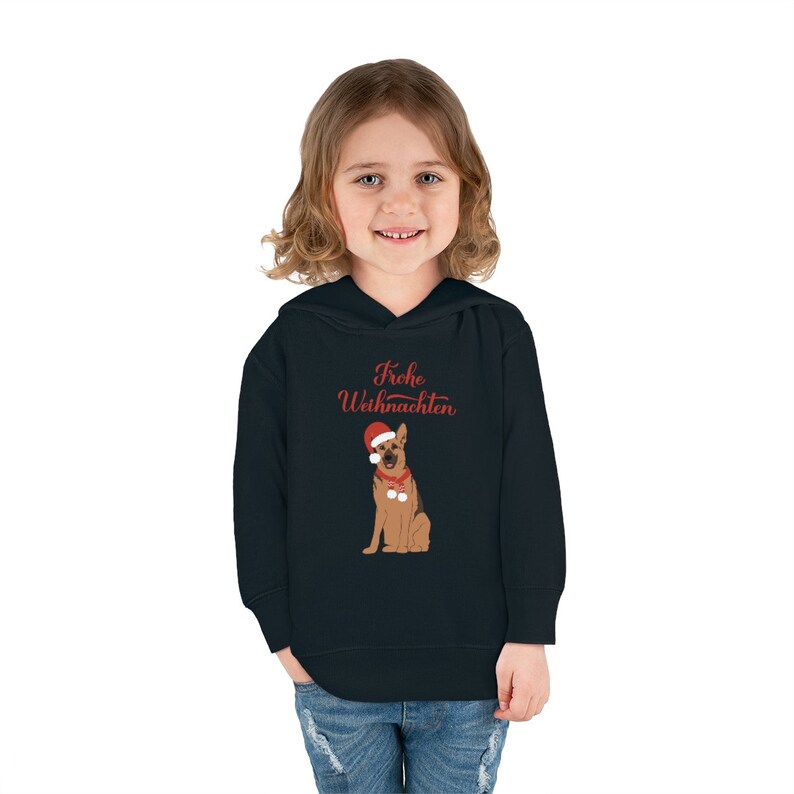 German Shepherd Christmas Toddler Pullover Fleece Hoodie - Etsy