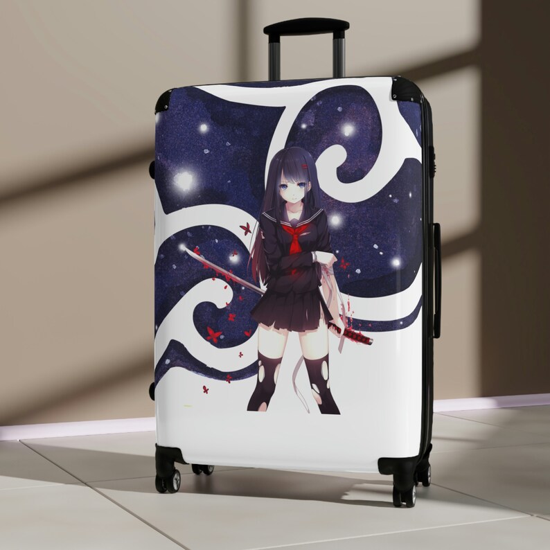 Anime Drawing Manga Suitcase, Anime Gifts, Anime Luggage, Anime Girl