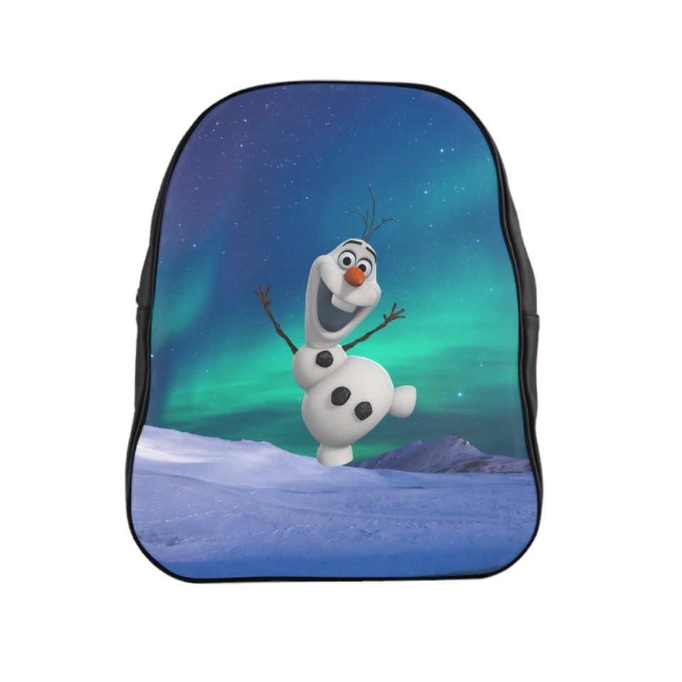Olaf Frozen School Backpack, Olaf Birthday Gift, Back To School