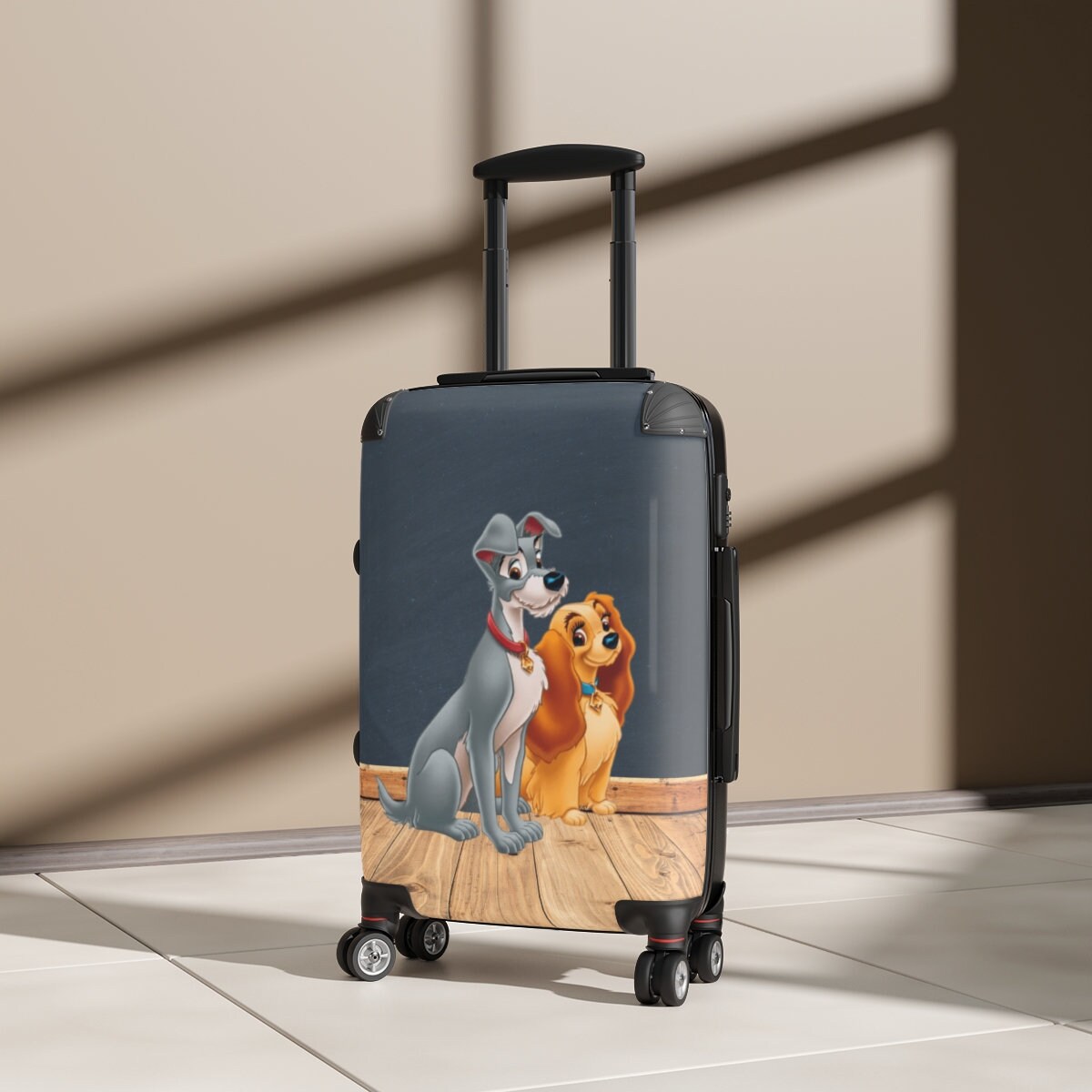 dog themed luggage