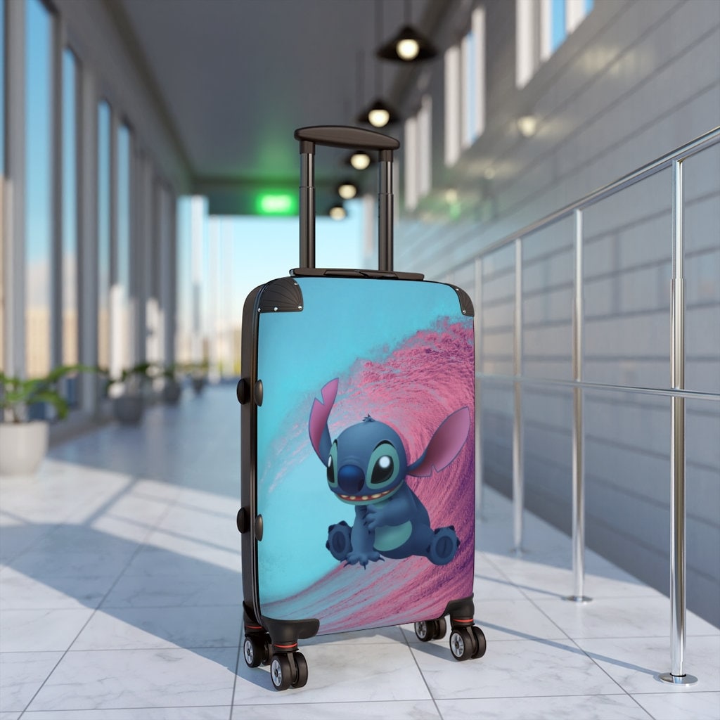 Stitch Disney Suitcase Disney World Suitcase Stitch Travel Etsy