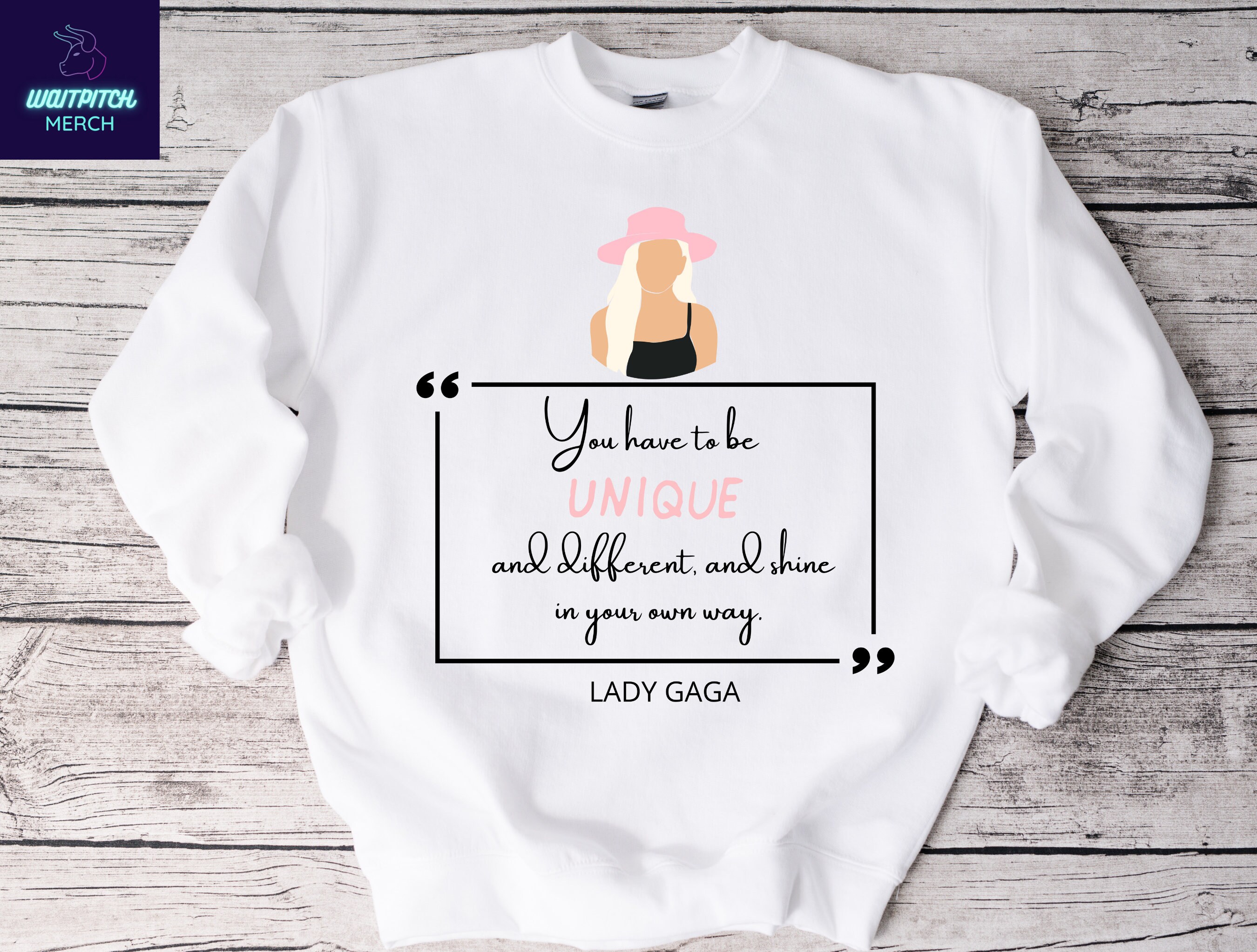 Lady Gaga Sweater - Etsy UK