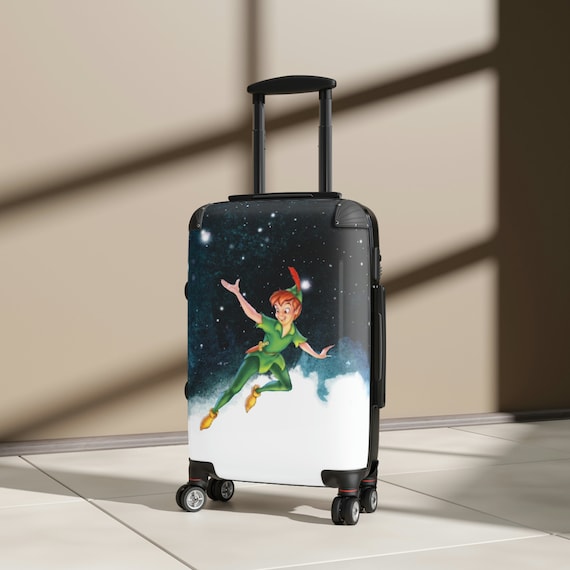 Peter Pan Suitcase, Peter Pan Cabin Bag, Peter Pan Gifts, Kids Luggage,  Peter Pan Art 