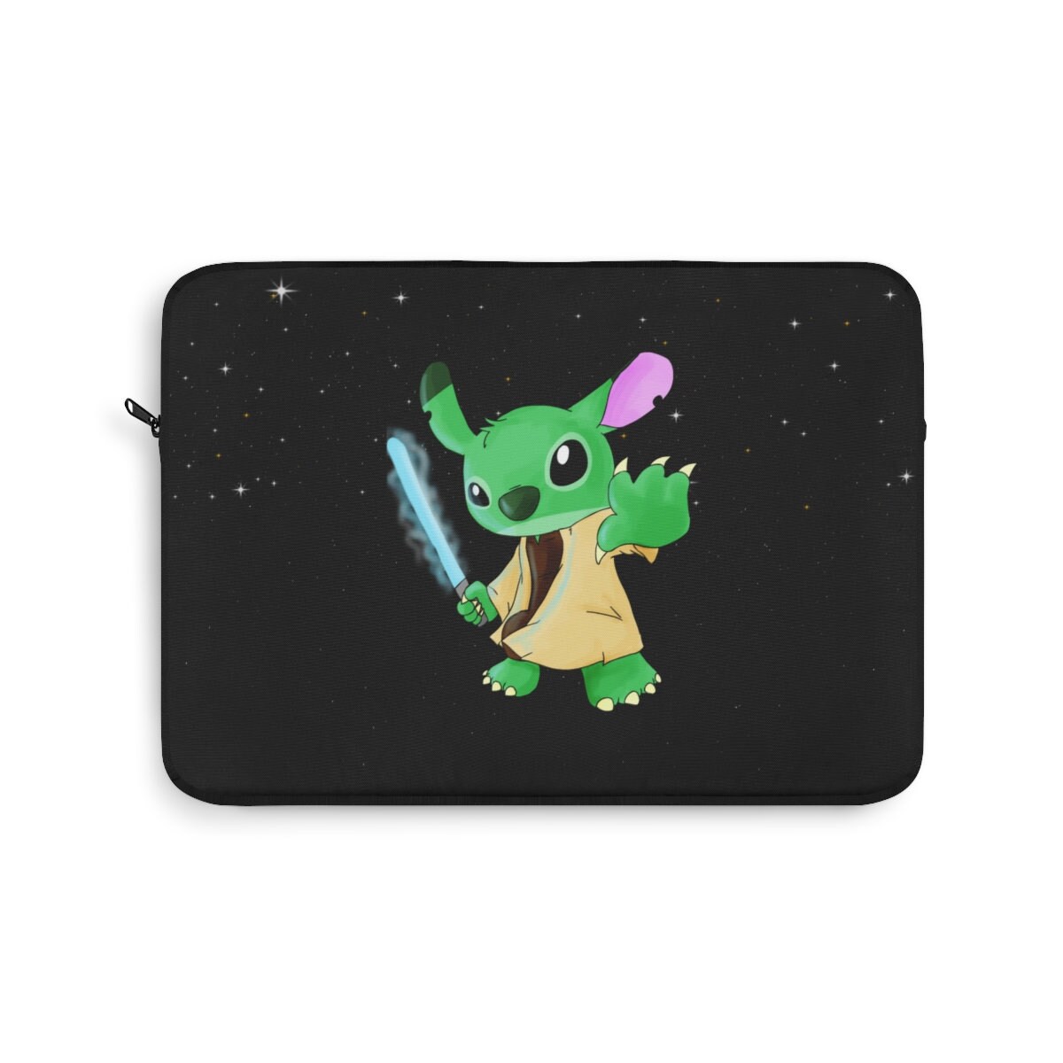 Stitch Yoda Laptop Sleeve, Stitch Disney Laptop Cover, Star Wars Gift, Star Wars Laptop Sleeve