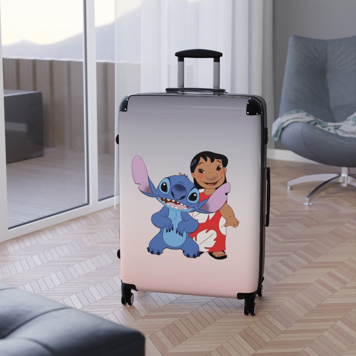 Lilo and Stitch Cabin Bag Disney Stitch Suitcase Lilo and Etsy