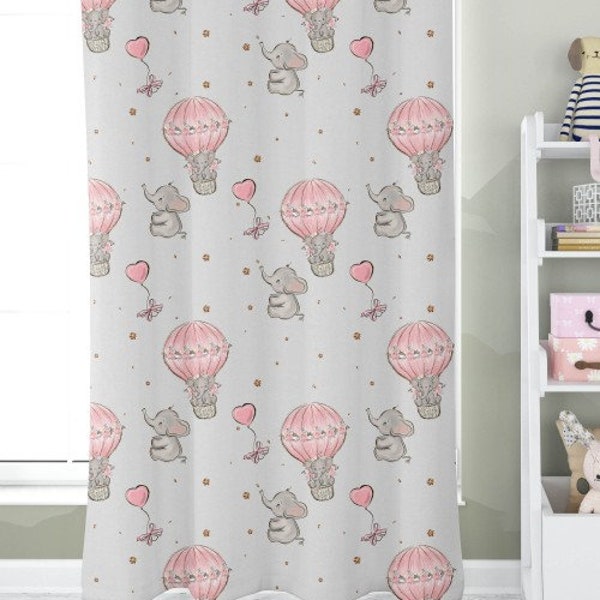 Elephant Curtains Etsy