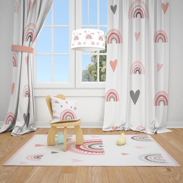 Boho Nursery Curtain Etsy