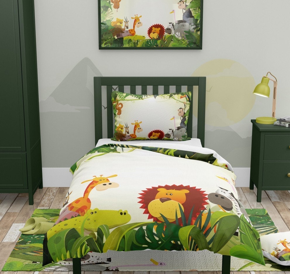 Safari Animal Duvet - Etsy Safari Animal Duvet - Etsy