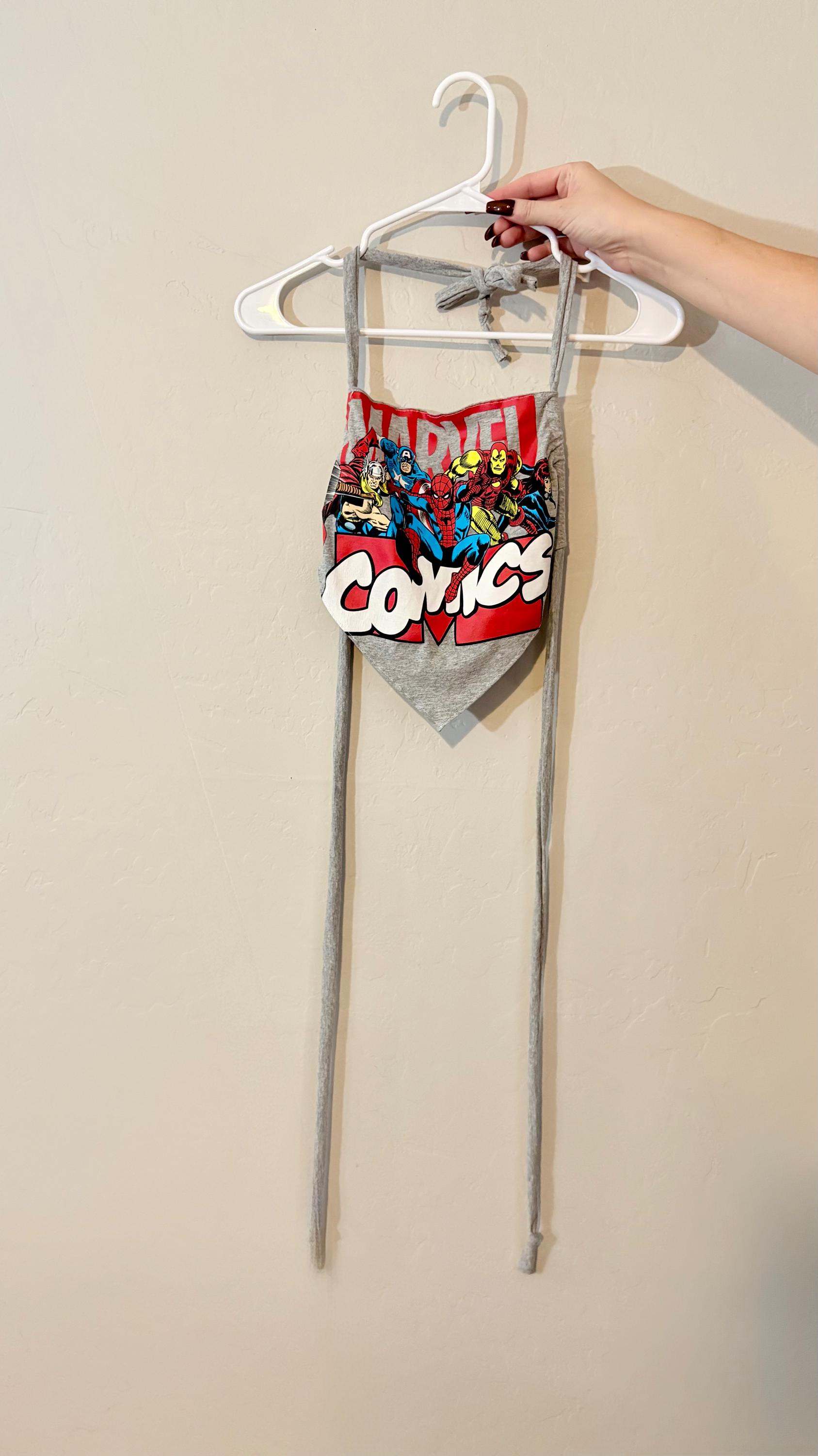 Marvel Reclaimed T-shirt Halter - Etsy