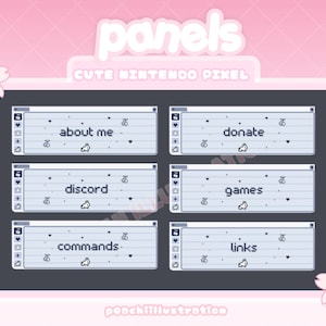 Pixel Art Chat Panels - Twitch Panels for Streamers