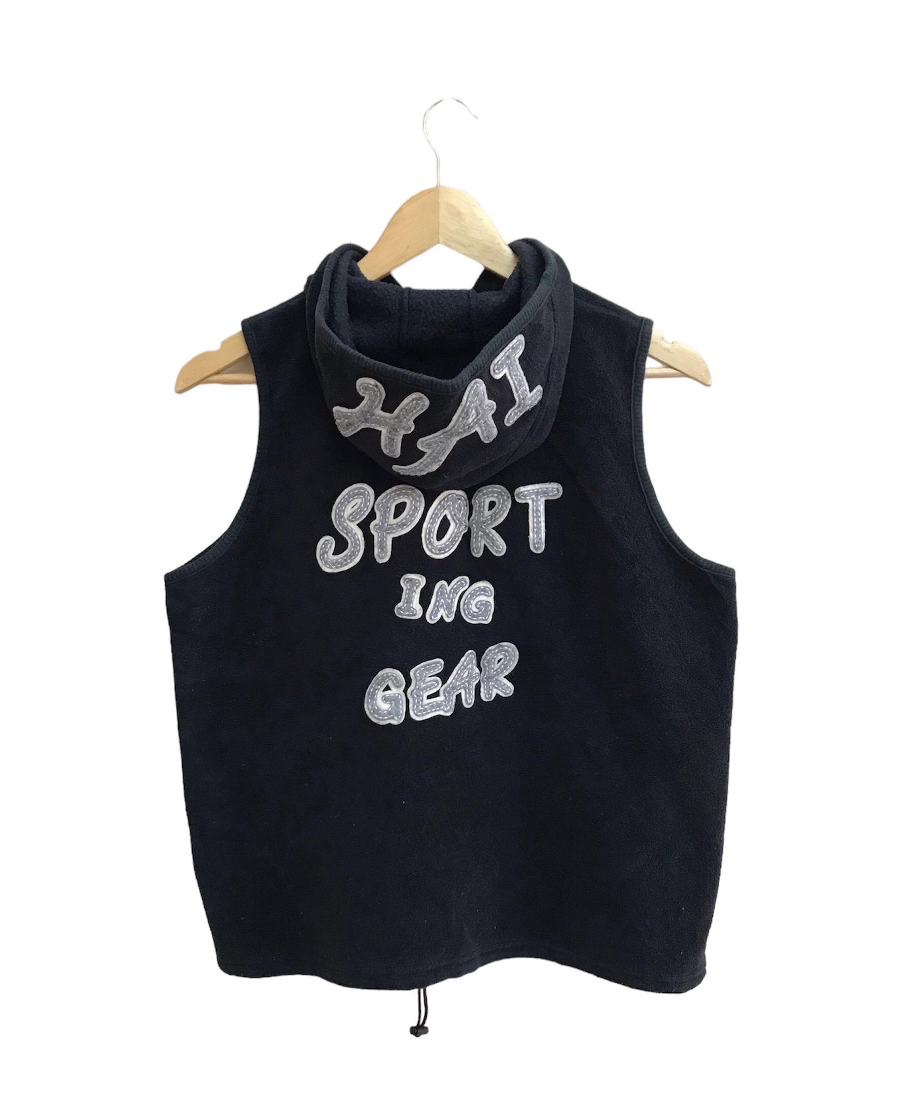Vintage Hai Sporting Gear Fleece Vest Issey Miyake Sleeveless 