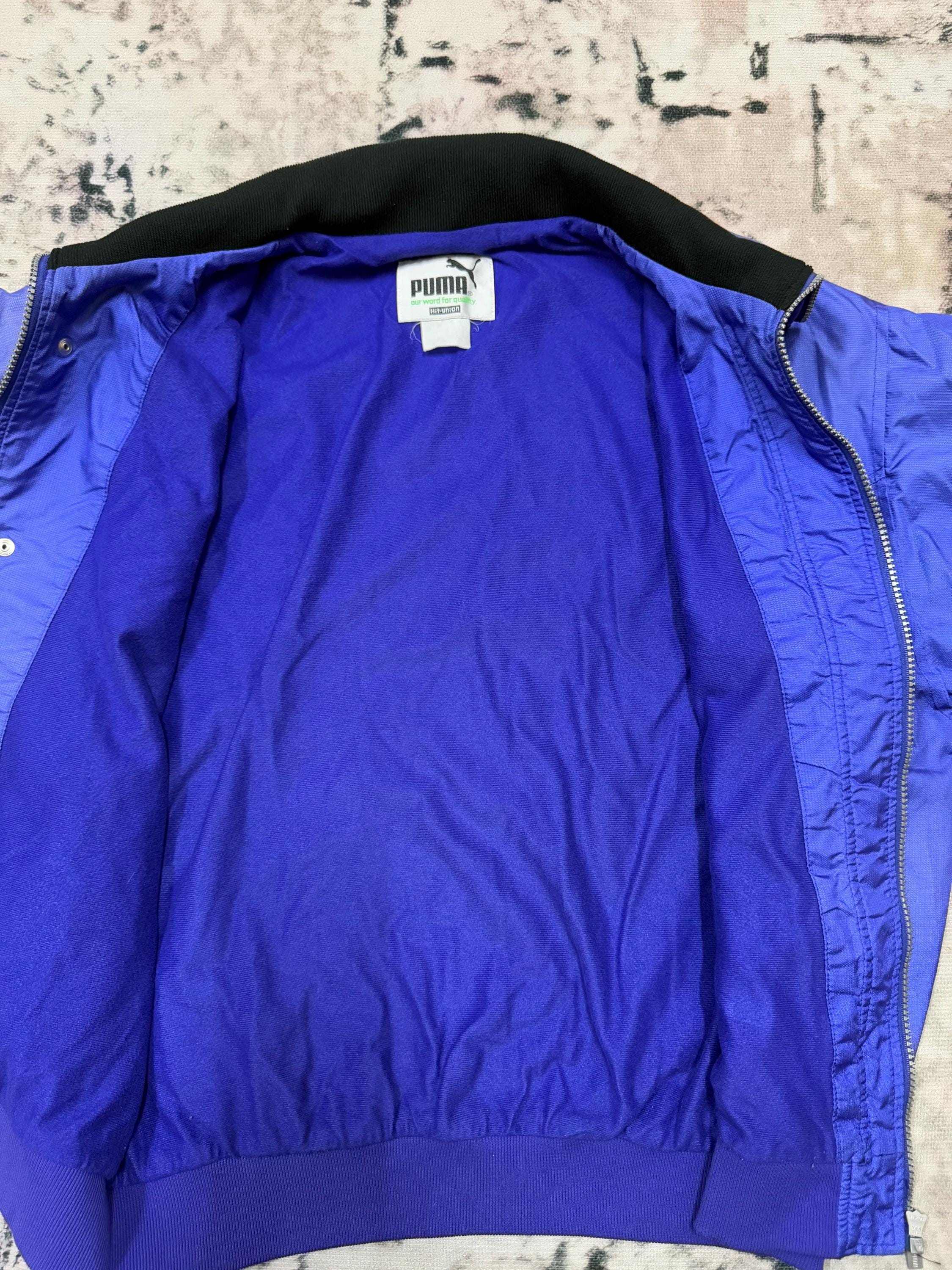 Vintage 90s Puma Nylon Bomber Jacket - Etsy