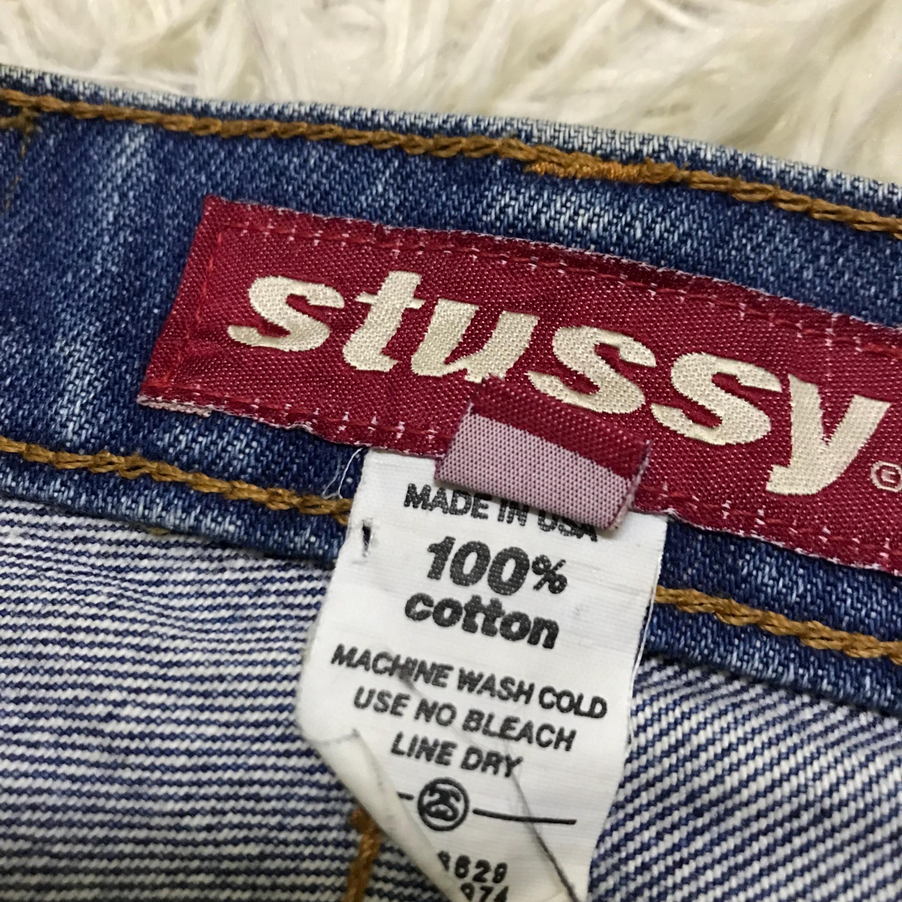 パンツ old stussy 90s denim grange logo パンツ old stussy 90s denim grange logo 90s Vintage Stussy