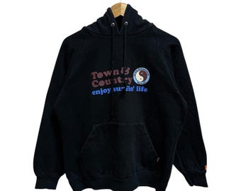 Felpa con cappuccio Vintage Town & Country Enjoy Surfing