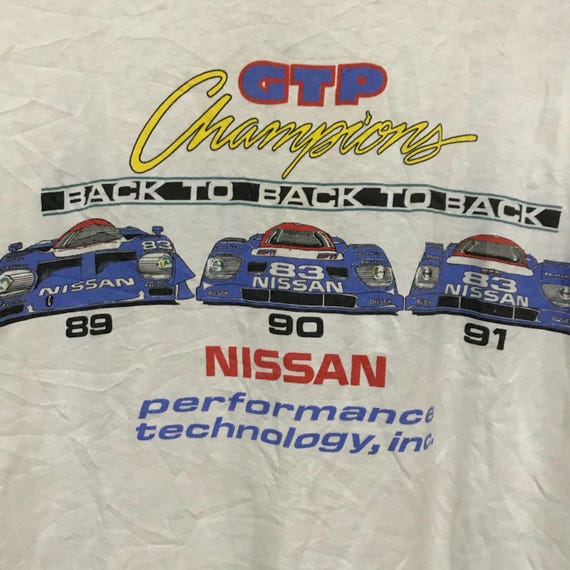 Vintage 90s Nissan NISMO Racing Team Championship T-shirt - Etsy