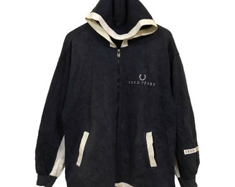 Vintage 90s Fred Perry embroidery smallogo hoodie