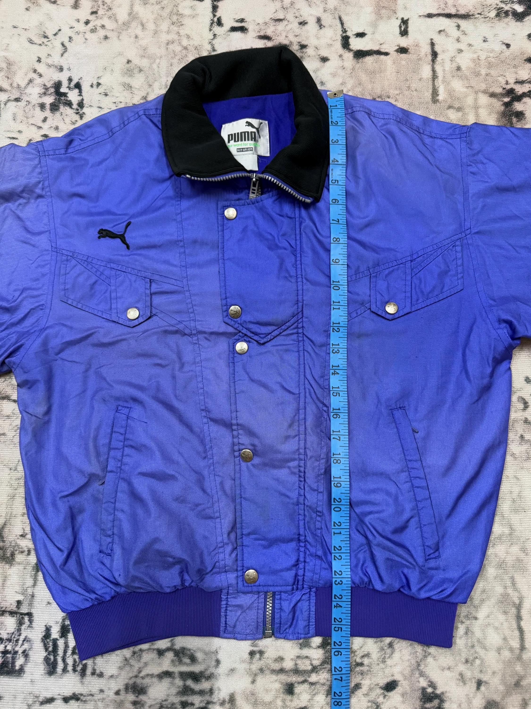 Vintage 90s Puma Nylon Bomber Jacket - Etsy