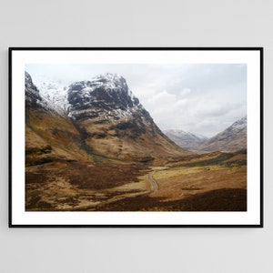 Scottish Highlands, Glencoe, Fine Art Print, Mountain Photo, Scotland Photography, Landscape Photography, Mountain Art, Nature Photography