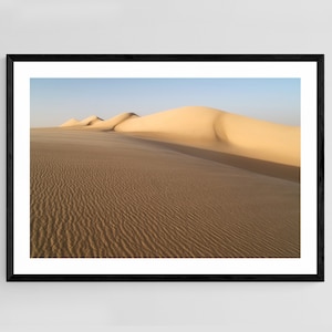 Sahara Sand Dune, Desert Landscape, Egypt Photo, Fine Art Print, Home Decor, Middle Eastern Art, Nature Photo, Egypt Landscape, Desert Art