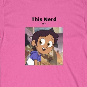 The Owl House Luz Noceda This Nerd ILY Unisex Ultra Cotton Tee