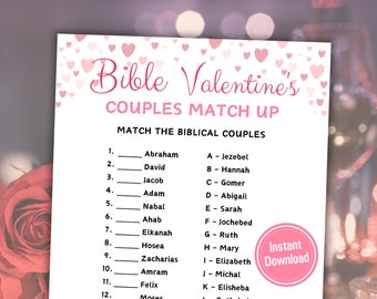 Bible Couples Match Game | Bible Couples Quiz | Bible Trivia Quiz ...