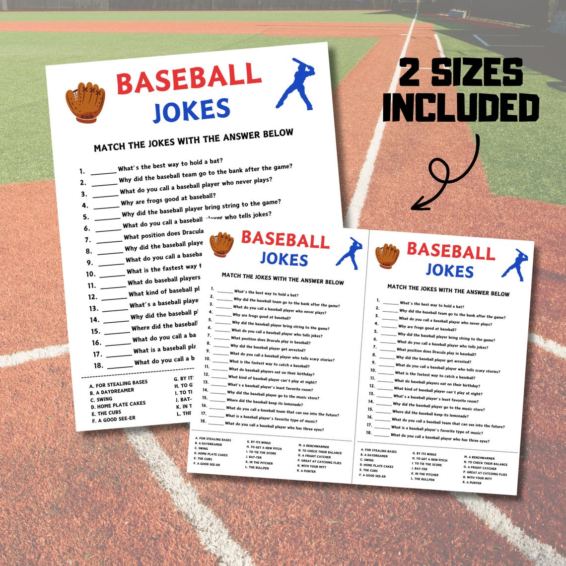 Baseball Math Riddle Baseball Jokes Game | Printable Baseball Riddles Game | Baseball Team ...
