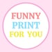 FunnyPrintForYou store logo