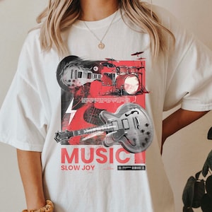Rock Band T-shirt  Unisex Vintage Tee  Musician Gift Tshirt Concert Shirt Vintage Retro Band T-shirt Oversized Trendy Shirts Gift for Her