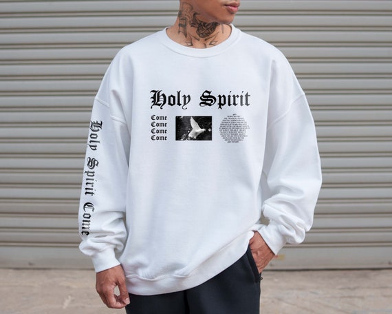 Holy Spirit Sweatshirt Trendy Sweater Bible Verse Sweatshirt Jesus Apparel Faith Based Shirt Vintage Revival Sweatshirt Christian Clothing Etsy