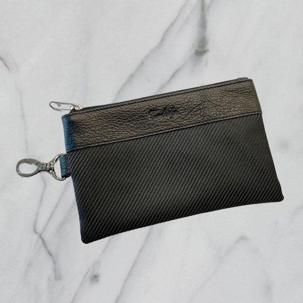 Leather Carry All Pouch Etsy