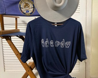 Sign Language Shirt - Etsy