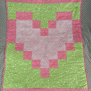 Geometric Heart Quilt (45x60)