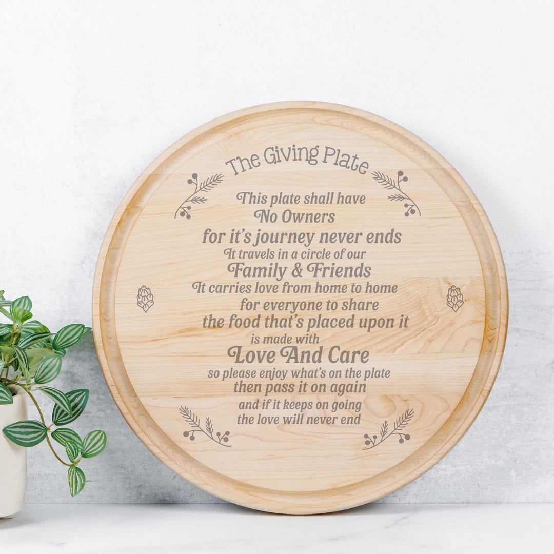 The Giving Plate Charcuterie Board, Cheese Board, Hostess Gift ...