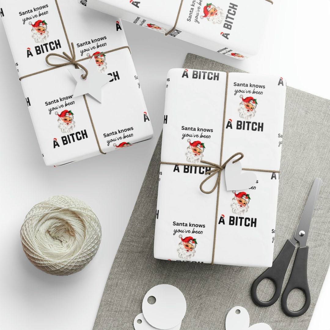 Inappropriate Christmas Wrapping Paper 