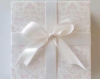 Pink Luxury Wrapping Paper Roll, Elegant Baby Shower Gift Wrap, Bridal Shower Gift Wrap, Premium Satin or Matte Paper