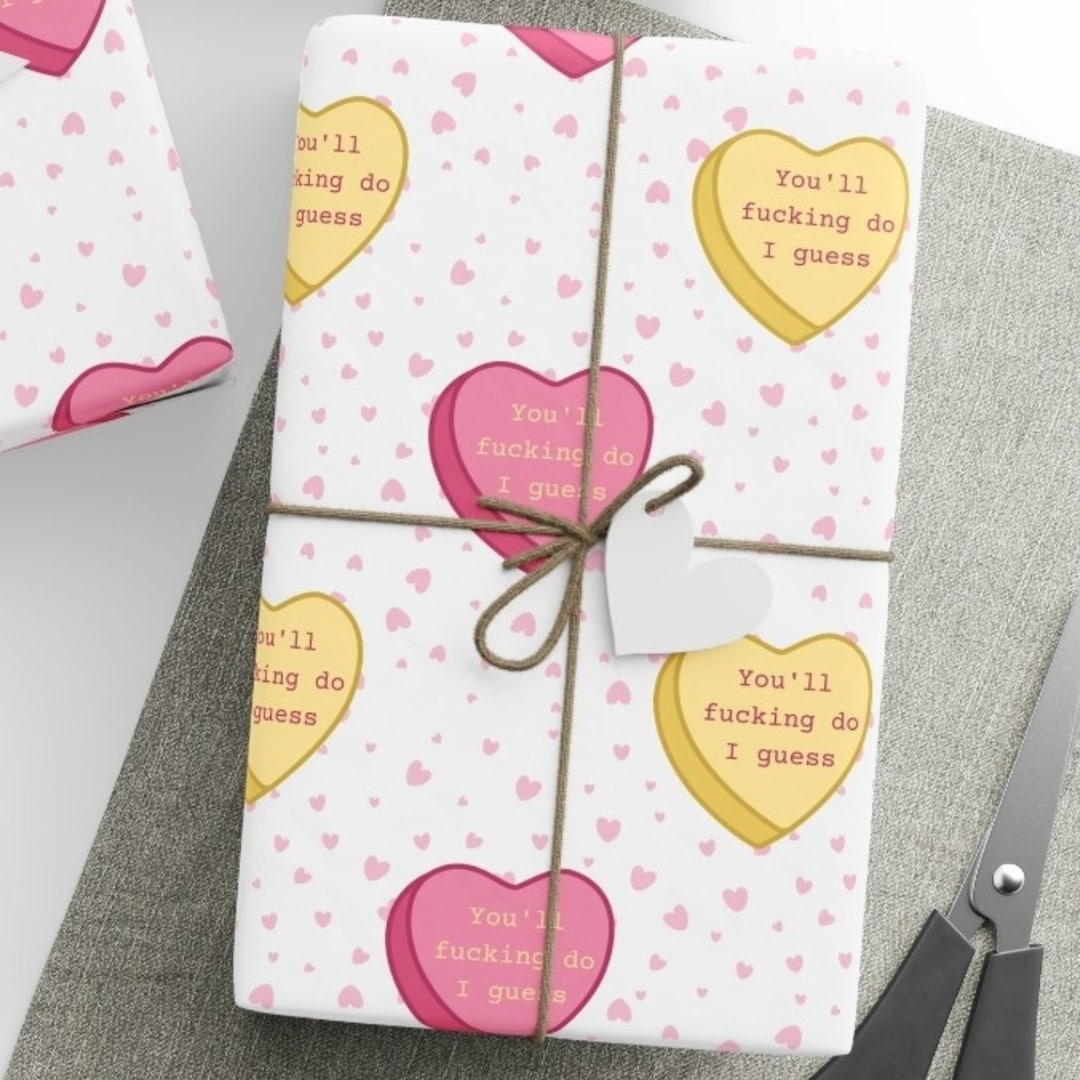 You'll Fcking Do I Guess Wrapping Papers, Inappropriate Wrapping Paper