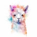 Watercolor Llama Alpaca Clipart | 10 High Quality JPG | Scrapbooking ...