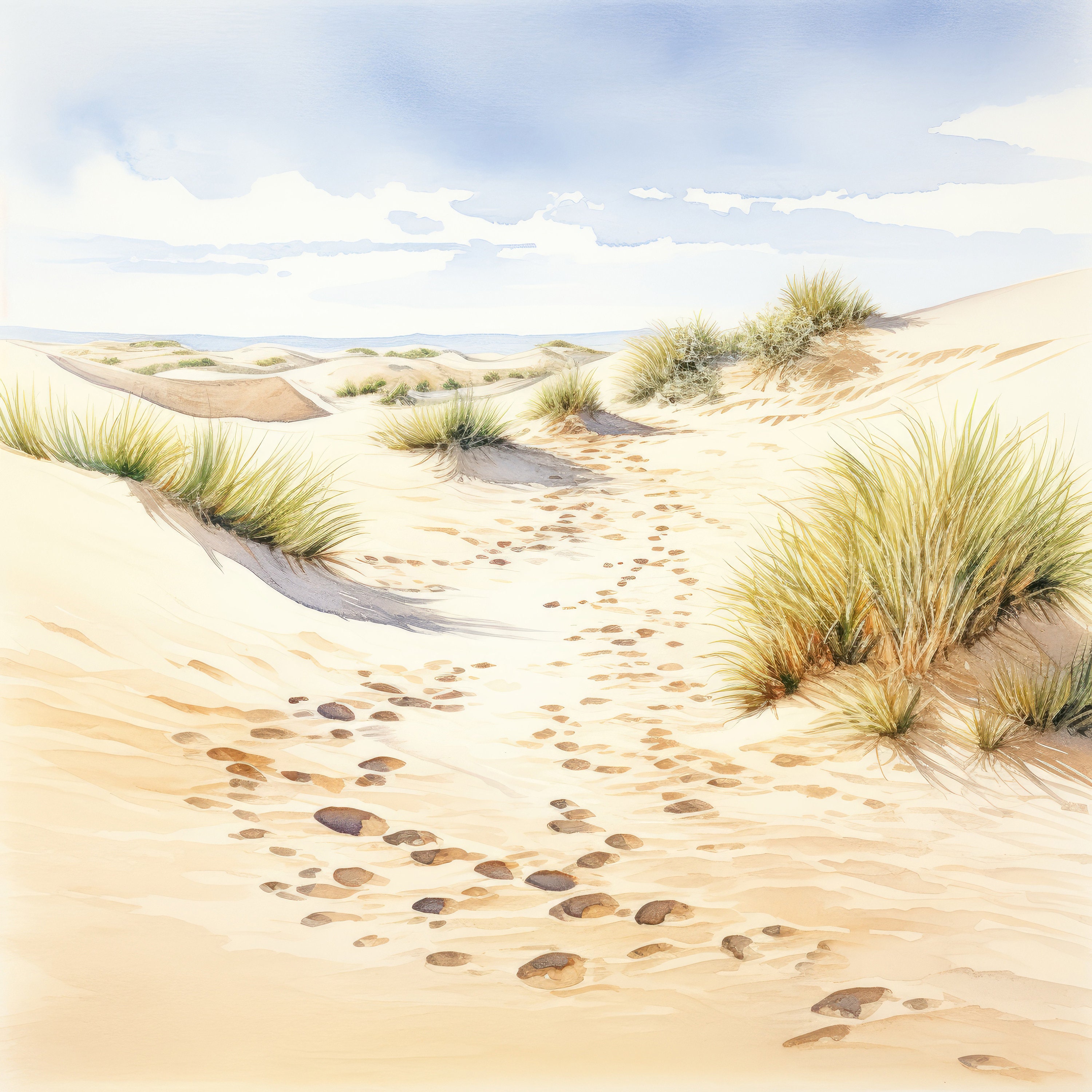 Sand Dunes Clipart Landscape 10 High Quality JPG Scrapbooking, Card