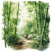 Bamboo Forest Clipart Landscape 10 High Quality JPG Scrapbooking, Card ...