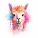 Watercolor Llama Alpaca Clipart | 10 High Quality JPG | Scrapbooking ...