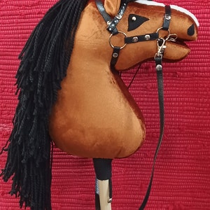 Hobby Horse Chestnut black mane A4 image 3