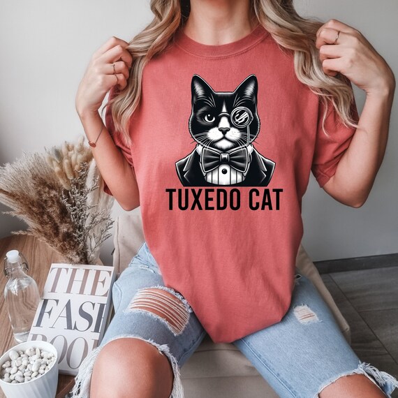 Tuxedo cat shirt sale