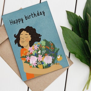 Alles Gute zum Geburtstag, Frühlingsblumenmädchen