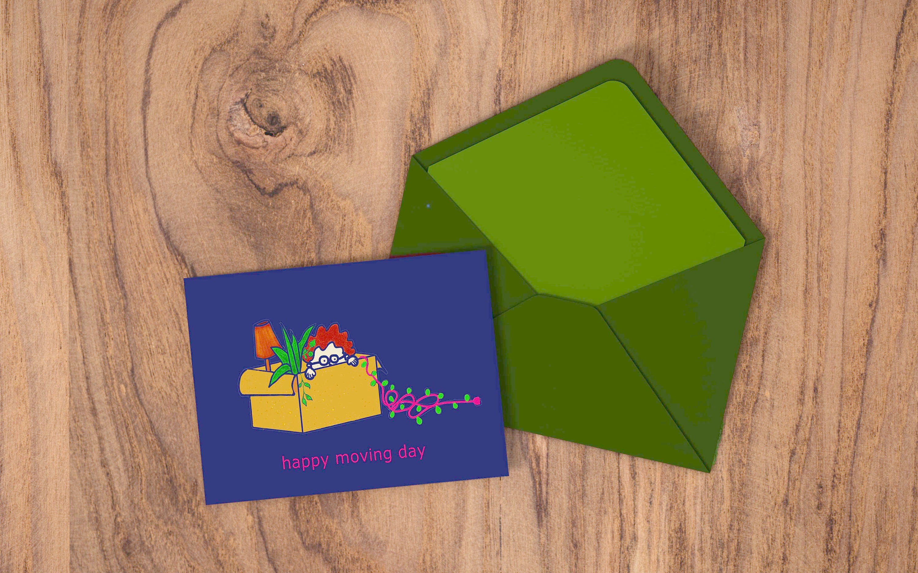 Happy Moving Day New Home Greeting Card - Etsy