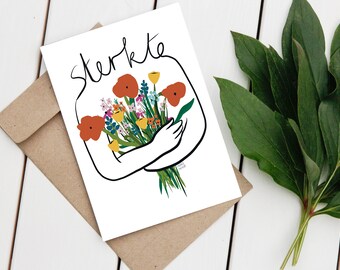 Carte de voeux bonne chance